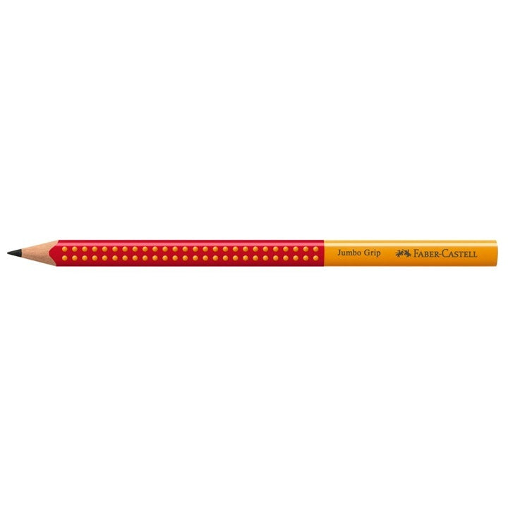 Графитен молив Faber - Castell Jumbo Grip – червена