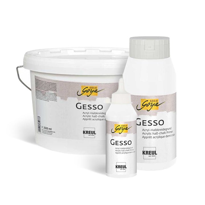 Грунд за подготовка Solo Goya Gesso бял - KREUL — изображение 1