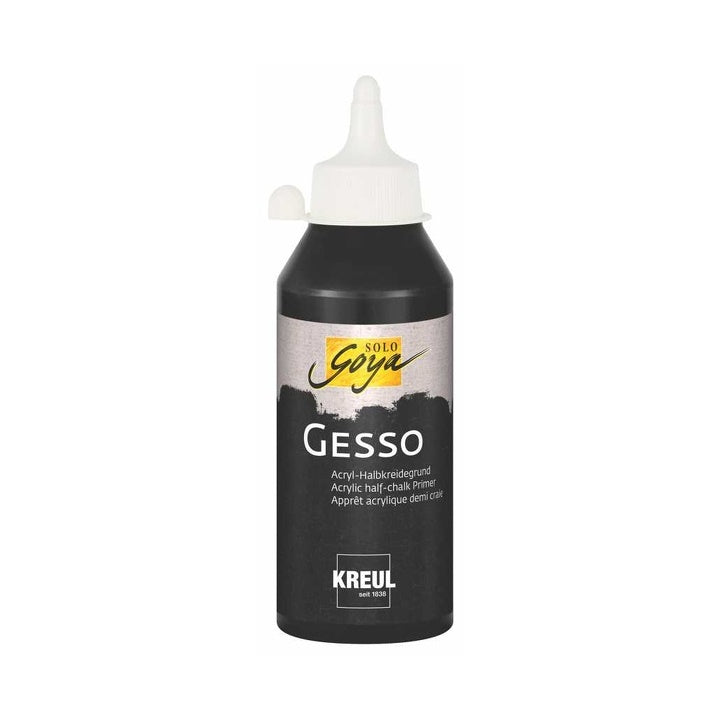 Грунд за подготовка Solo Goya Gesso черен - KREUL — изображение 2