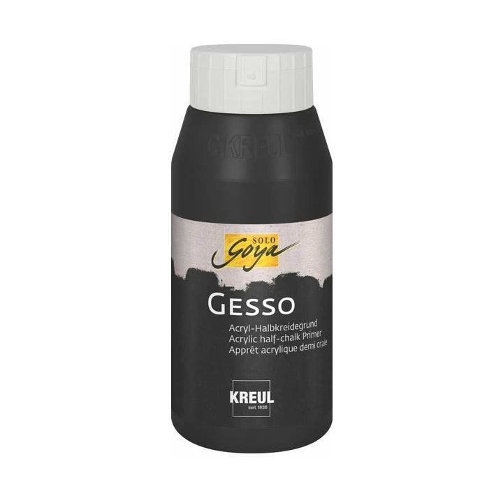 Грунд за подготовка Solo Goya Gesso черен - KREUL — изображение 3