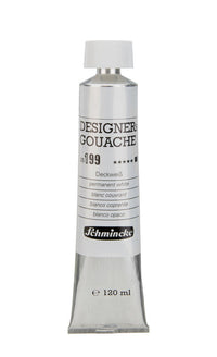 Гваш боя Schmincke Designers Gouache 120 ml – 199 Плътно бяло