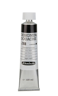Гваш боя Schmincke Designers Gouache 120 ml – 788 Черна слонова кост
