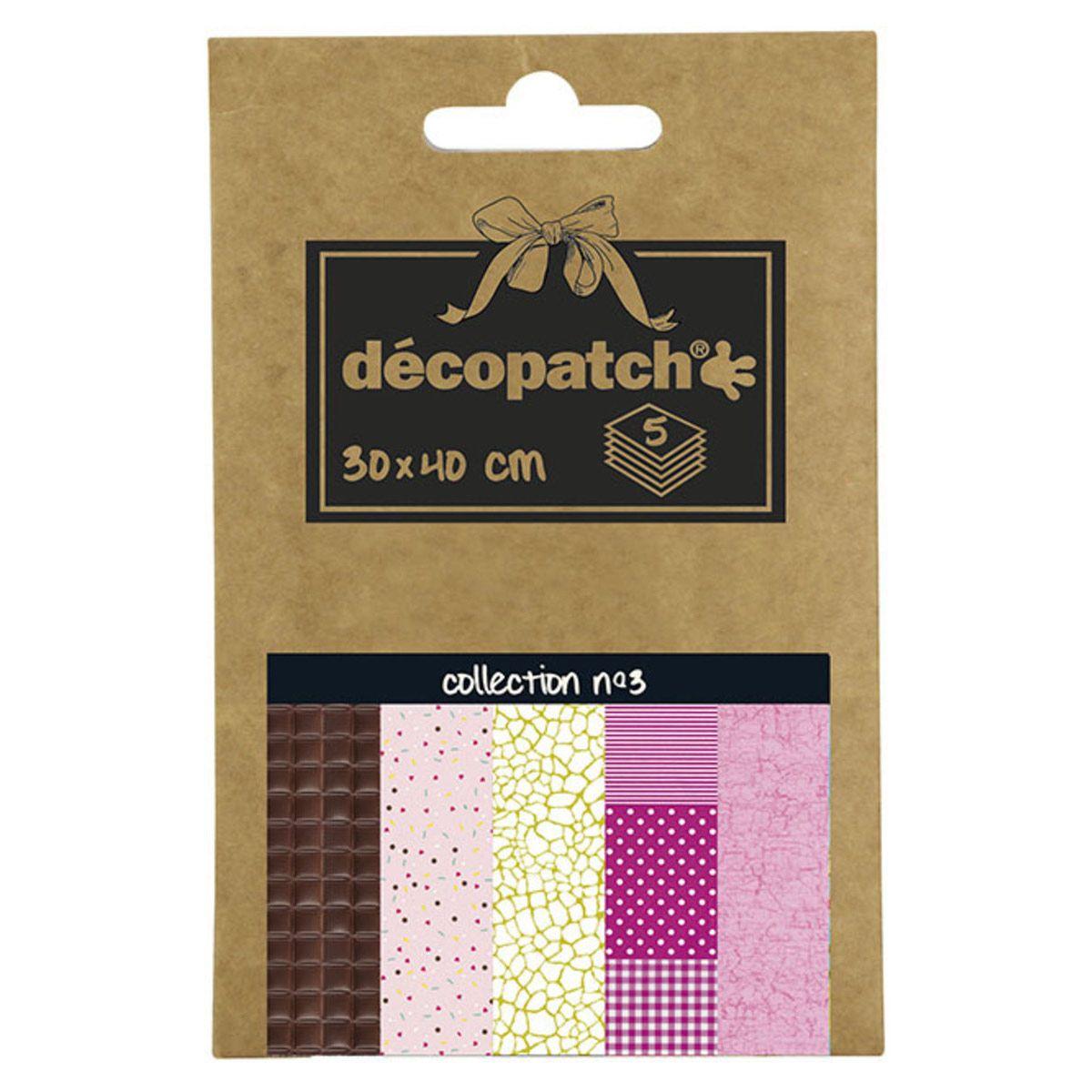 Хартия за декупаж CLAIREFONTAINE Decopatch 30 x 40 cm – колекции 6 – 20