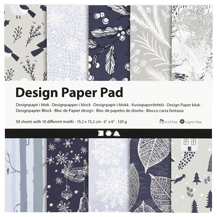 Хартия за scrapbooking blue nature 15,2 x 15,2 см - 50 листа — изображение 1