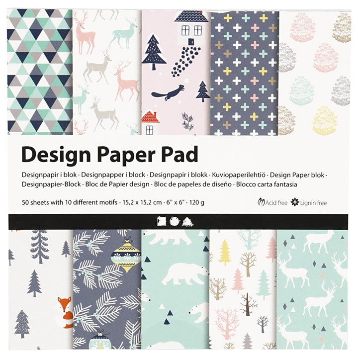Хартия за scrapbooking pastel nature 15,2 x 15,2 см - 50 листа — изображение 1