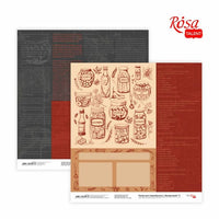 Хартия за скрапбукинг 30.48 x 30.48 см Recipe book | различни мотиви — изображение 3