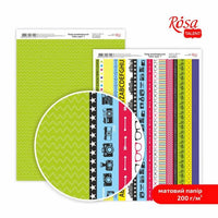 Хартия за скрапбукинг Color Style A4 | различни мотиви — изображение 8