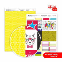 Хартия за скрапбукинг Color Style A4 | различни мотиви — изображение 9