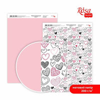 Хартия за скрапбукинг Love A4 | различни мотиви — изображение 2