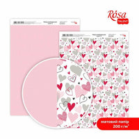Хартия за скрапбукинг Love A4 | различни мотиви — изображение 7