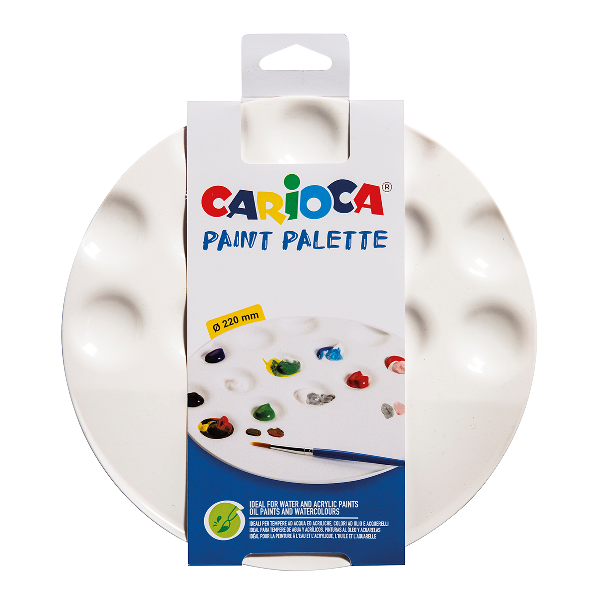 Художническа палитра Carioca за 13 цвята