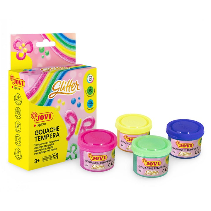 JOVI блестящи темперни бои 4x35 ml — изображение 2