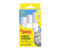JOVI тебешири за асфалт jumbo, 3 бр., бели