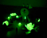 JOVI Glow натурален пластилин 10 x 15 g – 8 цвята + 2 светещи на тъмно