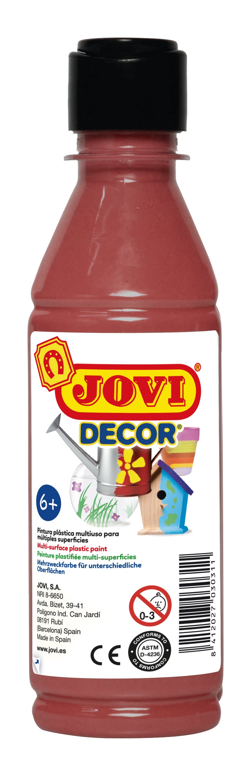 JOVI Jovidecor акрилна боя 250 ml – кафяв
