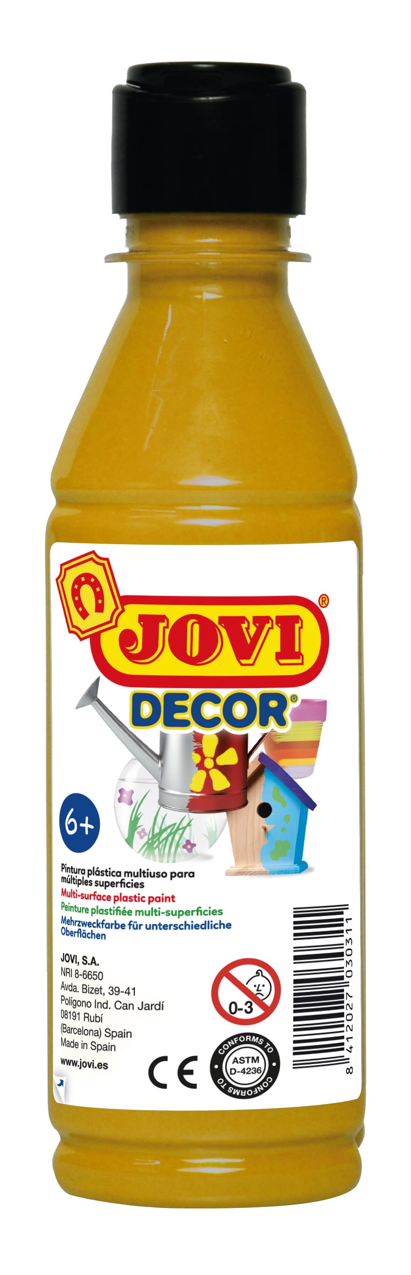 JOVI Jovidecor акрилна боя 250 ml – златен