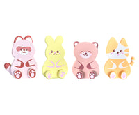 Комплект за моделиране Jovi Kawaii Kraft Животни – 23 бр.