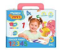 Jovi комплект бои за рисуване с пръсти My First първи числа – 11 бр.