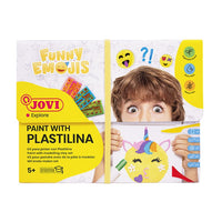 JOVI комплект Funny Emojis - рисуване с пластилин — изображение 1