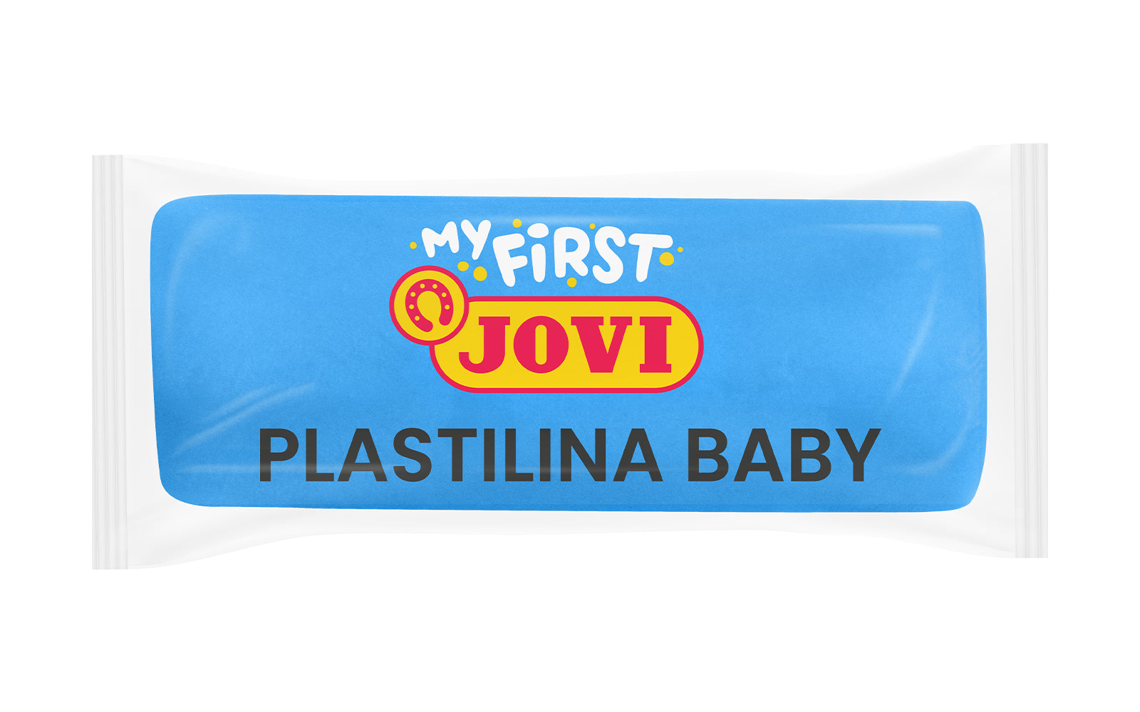 Мек натурален пластилин Jovi My First 10 x 38 g син в кофичка