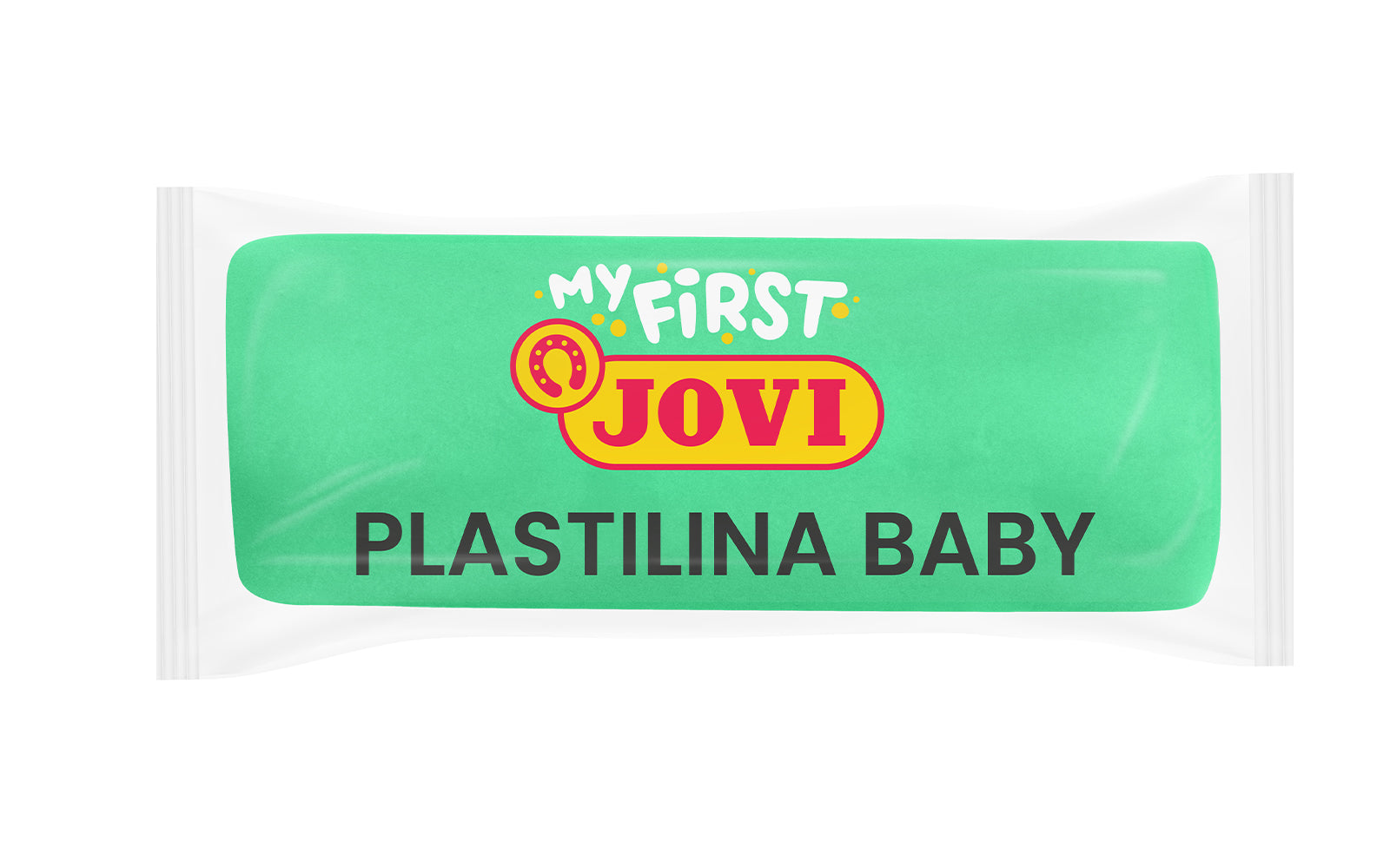 Мек натурален пластилин JOVI My First 10 x 38 g зелен в кофичка