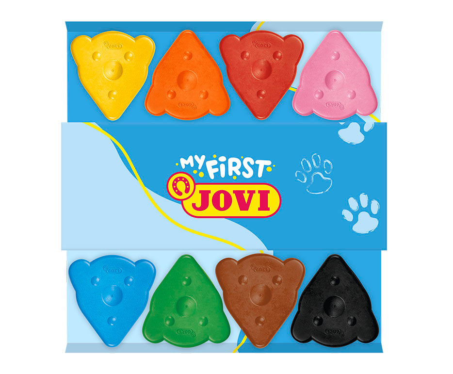 JOVI My First восъчни пастели мечета - 8 бр.