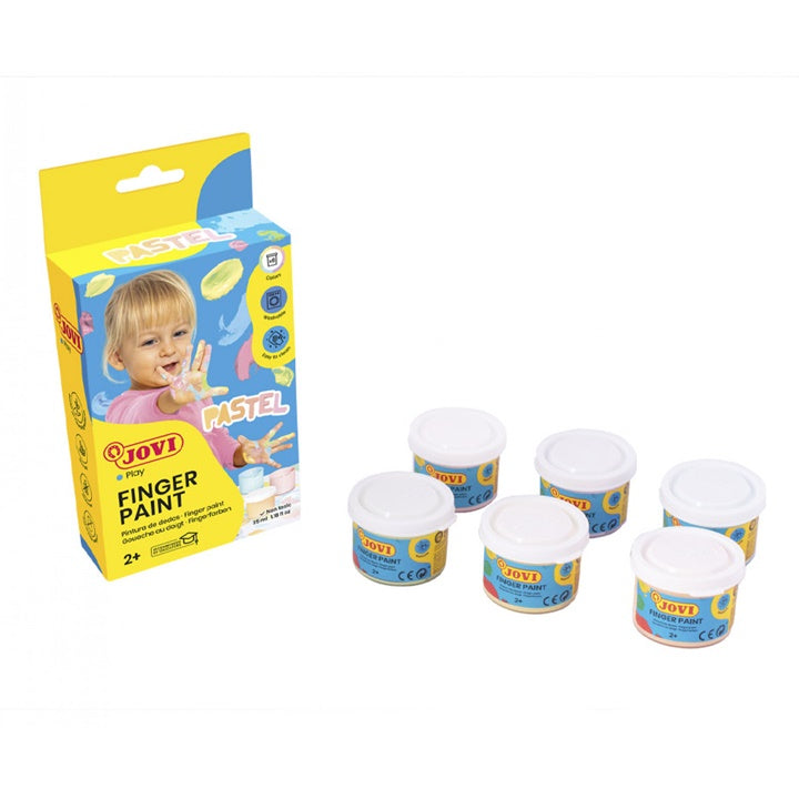 JOVI пастелни бои за пръсти 4x35ml — изображение 2