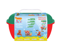 JOVI Play&Fun натурален пластилин в куфарче Christmas Adventure