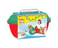 JOVI Play&Fun натурален пластилин в куфарче Christmas Adventure