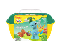JOVI Play&Fun натурален пластилин в куфарче Jurassic – комплект с аксесоари