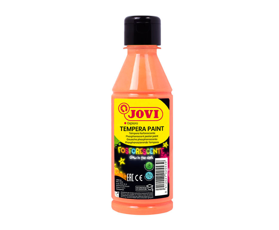 JOVI Premium неонова темперна боя 250 ml – оранжева
