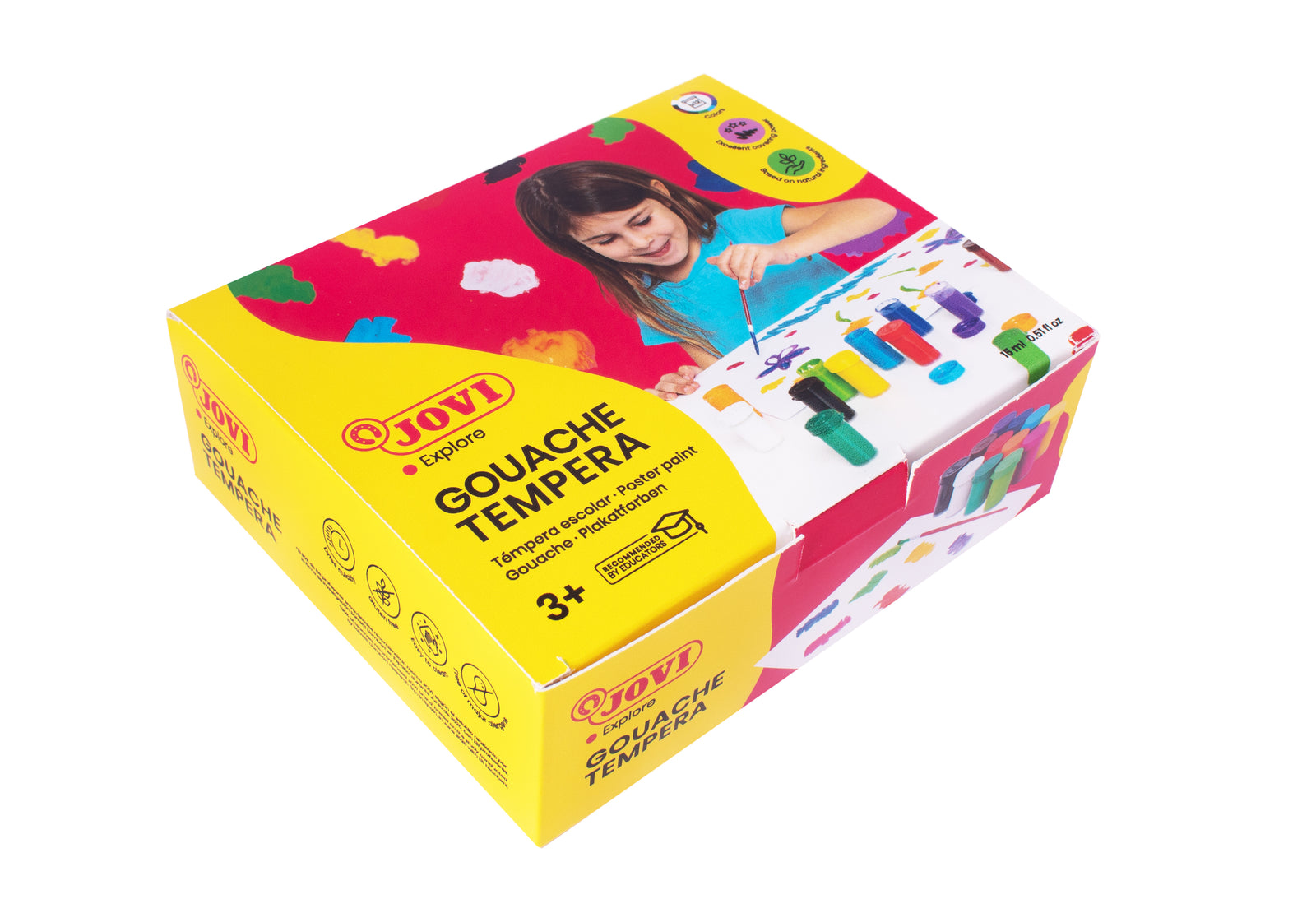 JOVI Premium темперни бои 12 x 15 ml с четка