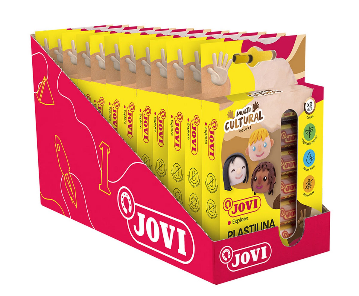 JOVI натурален пластилин телесни тонове 6 x 15 g