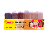 JOVI натурален пластилин телесни нюанси 6 x 50 g