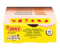 JOVI натурален пластилин телесни нюанси 6 x 50 g