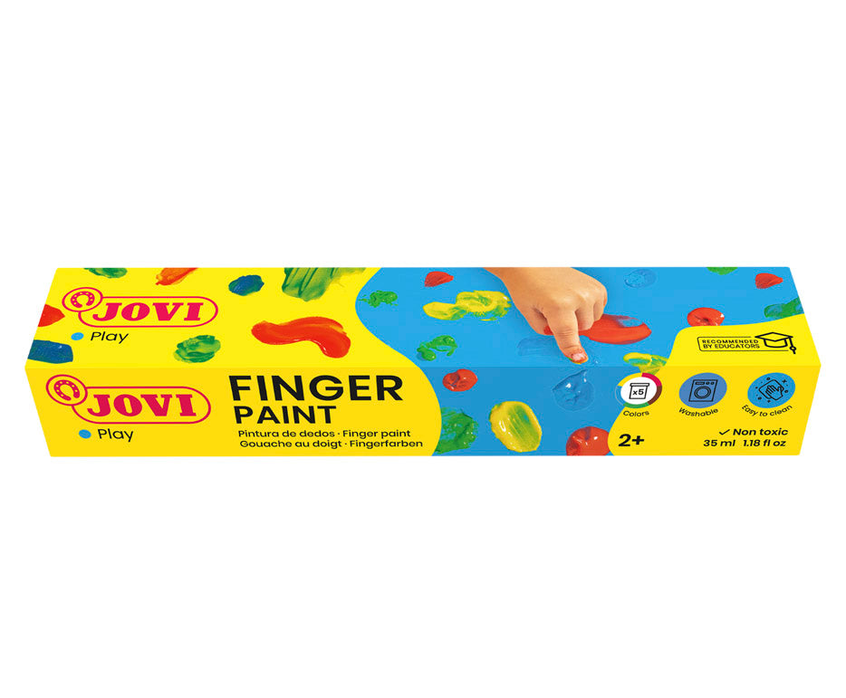 Бои за рисуване с пръсти JOVI 5 x 35 ml