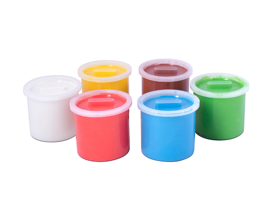 Бои за рисуване с пръсти JOVI 6 x 125 ml