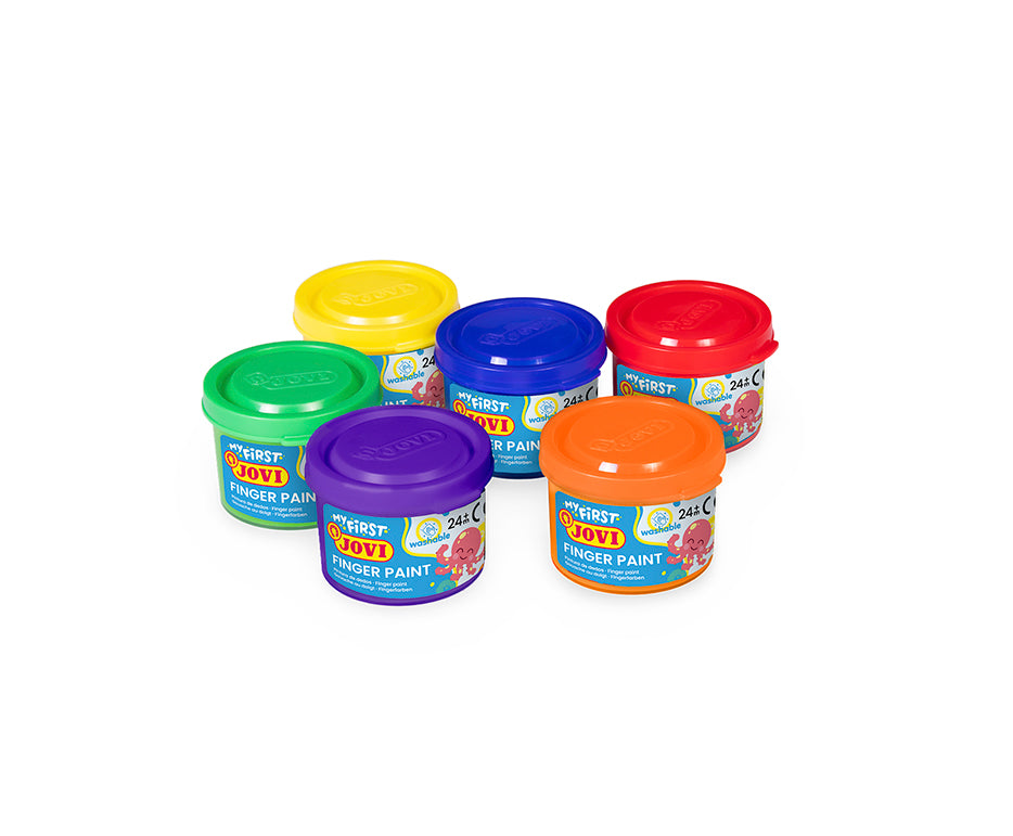 JOVI бои за рисуване с пръсти 6 x 35 ml