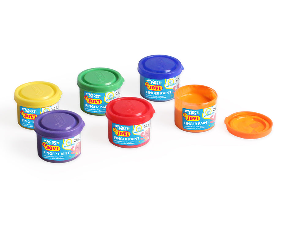 JOVI бои за рисуване с пръсти 6 x 35 ml