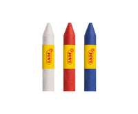 JOVI комплект бои за лице под формата на стик 3 x 5,6 g - бял, червен и син