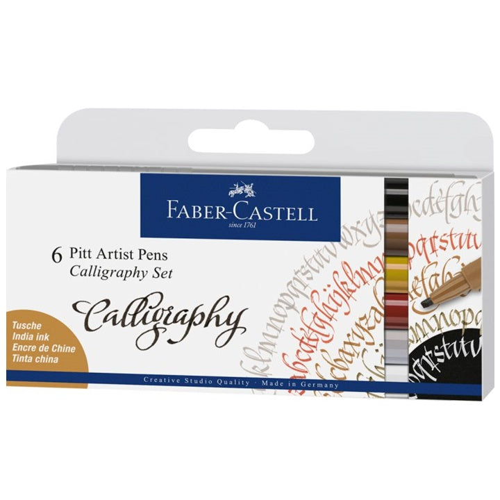 Калиграфски писалки Faber-Castell Pitt - комплект 4 бр. — изображение 1