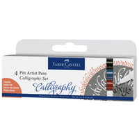 Калиграфски тънкописци Faber-Castell Pitt / 4 броя — изображение 1
