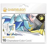 Карти за оцветяване Chameleon Manga - 16 броя — изображение 1