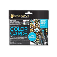 Карти за оцветяване Chameleon Mini Mandalas - 16 броя — изображение 1