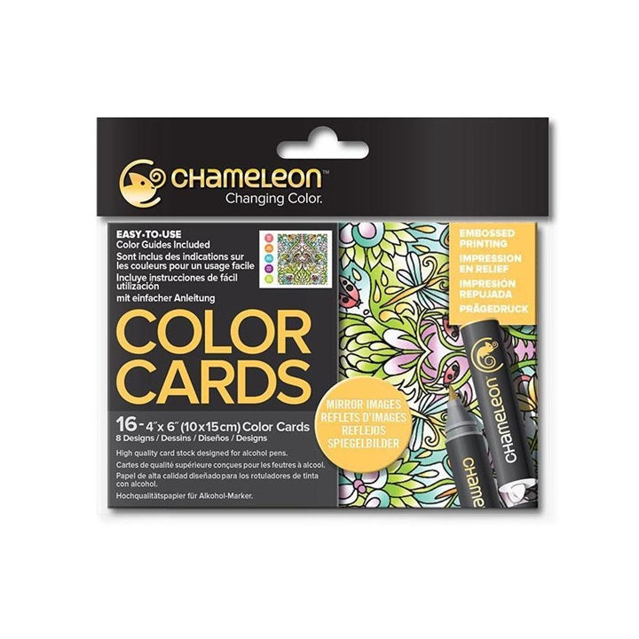 Карти за оцветяване Chameleon Mirror Images - 16 броя — изображение 1