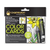 Картички за оцветяване Chameleon Flowers - 16 броя — изображение 1