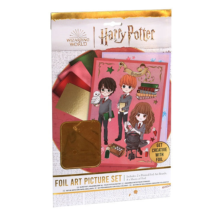 Картини Harry Potter със златно фолио - творчески комплект — изображение 1