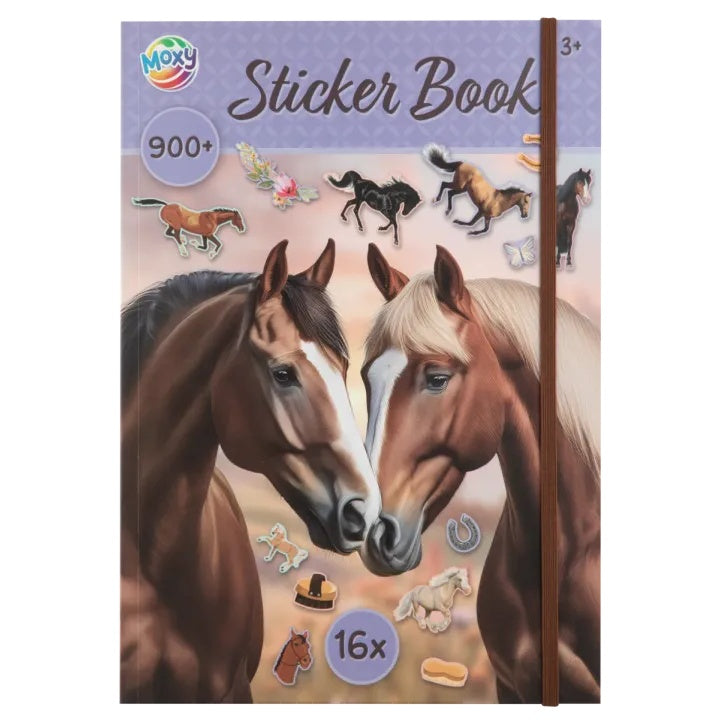 Книга със стикери с коне А4 - 900+ стикера с коне — изображение 1