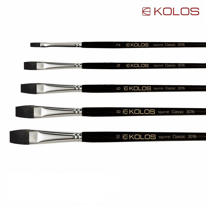 Kolos Classic 3016 Плоска четка за коса от катерица — изображение 1