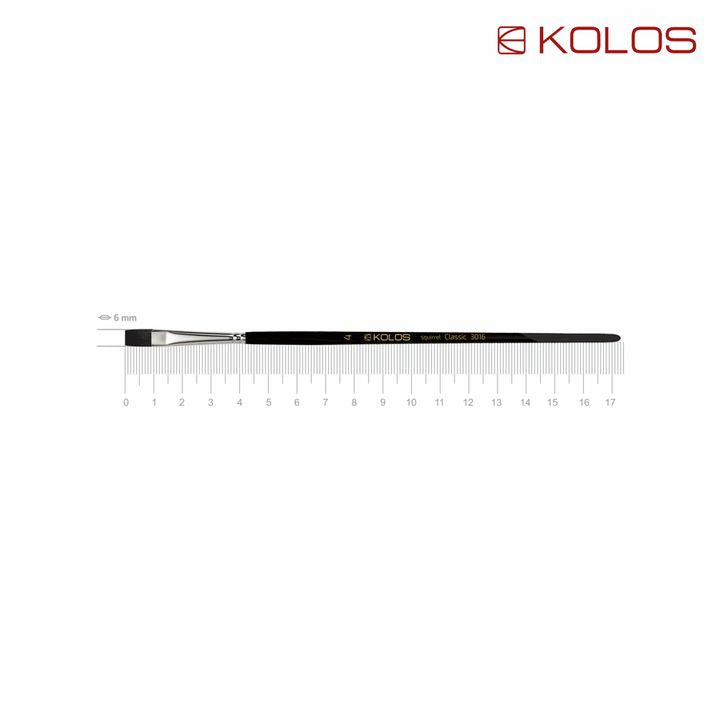 Kolos Classic 3016 Плоска четка за коса от катерица — изображение 4